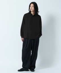 RAGEBLUE（レイジブルー）の「【LUXURY+EASY】OVER SIZE DRAPE SHIRTS / ラグイージー/オーバーサイズドレープシャツ（シャツ/ブラウス）」