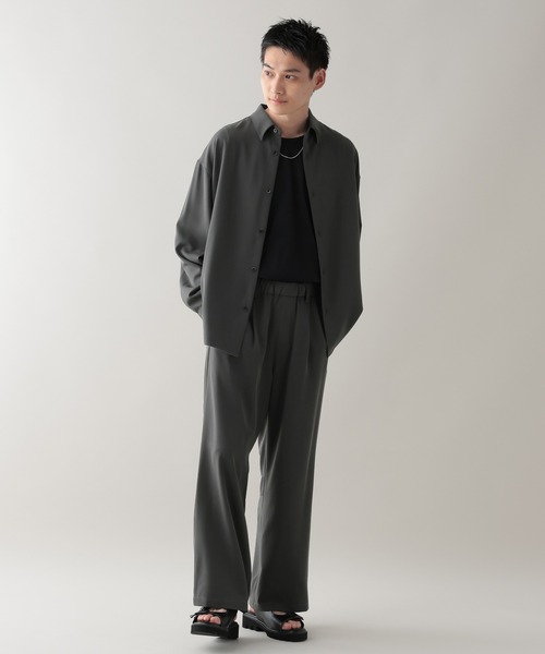 RAGEBLUE(レイジブルー)の「【LUXURY+EASY】OVER SIZE DRAPE SHIRTS / ラグイージー/オーバーサイズドレープシャツ(シャツ/ブラウス・メンズ・ブラック/グレー/ブルー/ホワイト/グリーン/ネイビー/ブラウン/グレー系その他/ブルー系その他2/グレー系その他2・SMALL/MEDIUM/LARGE/X-SMALL/X-LARGE)」の11枚目の写真