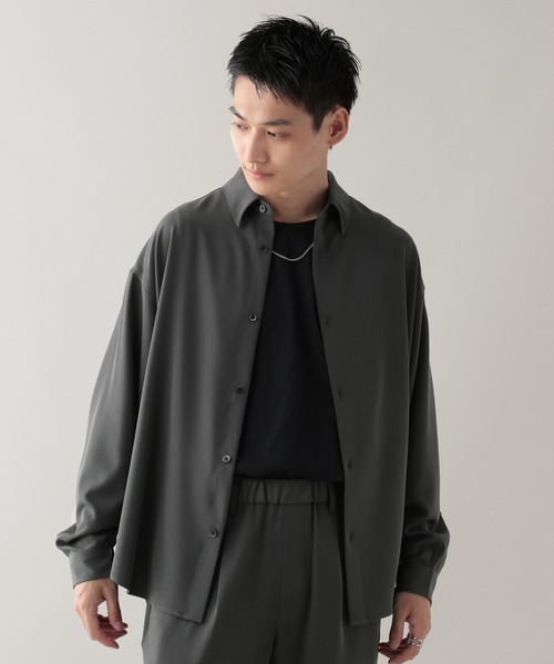 RAGEBLUE(レイジブルー)の「【LUXURY+EASY】OVER SIZE DRAPE SHIRTS / ラグイージー/オーバーサイズドレープシャツ(シャツ/ブラウス・メンズ・ブラック/グレー/ブルー/ホワイト/グリーン/ネイビー/ブラウン/グレー系その他/ブルー系その他2/グレー系その他2・SMALL/MEDIUM/LARGE/X-SMALL/X-LARGE)」の13枚目の写真
