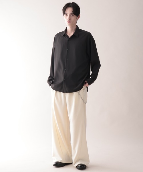 RAGEBLUE(レイジブルー)の「【LUXURY+EASY】OVER SIZE DRAPE SHIRTS / ラグイージー/オーバーサイズドレープシャツ(シャツ/ブラウス・メンズ・ブラック/グレー/ブルー/ホワイト/グリーン/ネイビー/ブラウン/グレー系その他/ブルー系その他2/グレー系その他2・SMALL/MEDIUM/LARGE/X-SMALL/X-LARGE)」の21枚目の写真