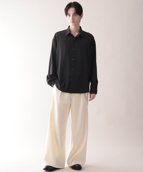 RAGEBLUE(レイジブルー)の「【LUXURY+EASY】OVER SIZE DRAPE SHIRTS / ラグイージー/オーバーサイズドレープシャツ(シャツ/ブラウス・メンズ・ブラック/グレー/ブルー/ホワイト/グリーン/ネイビー/ブラウン/グレー系その他/ブルー系その他2/グレー系その他2・SMALL/MEDIUM/LARGE/X-SMALL/X-LARGE)」の22枚目の写真