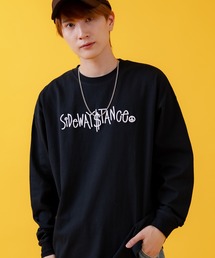 【SIDEWAY STANCE】バリエーションロゴ プリント 長袖Tシャツ