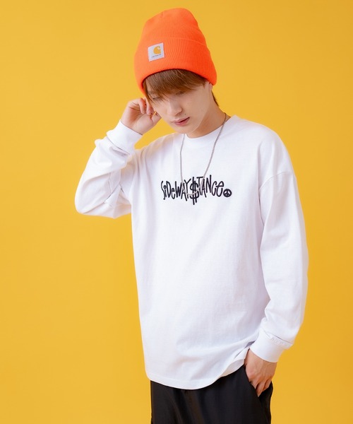 SIDEWAY STANCE(サイドウェイスタンス)の「【SIDEWAY STANCE】バリエーションロゴ プリント 長袖Tシャツ(Tシャツ/カットソー・メンズ・ブラック/ブラック系/ブラック系1/ホワイト/ホワイト系1/ホワイト系・X-LARGE/LARGE/MEDIUM/SMALL)」の7枚目の写真