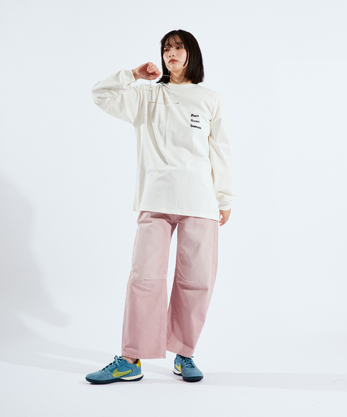 PARIS SAINT-GERMAIN(パリサンジェルマン)の「【Paris Saint-Germain / パリ・サン=ジェルマン】 JP Tsuru embroidery longsleeve(Tシャツ/カットソー・メンズ・ブラック/ホワイト・MEDIUM/LARGE/X-LARGE)」の3枚目の写真