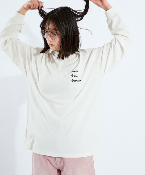 PARIS SAINT-GERMAIN(パリサンジェルマン)の「【Paris Saint-Germain / パリ・サン=ジェルマン】 JP Tsuru embroidery longsleeve(Tシャツ/カットソー・メンズ・ブラック/ホワイト・MEDIUM/LARGE/X-LARGE)」の9枚目の写真