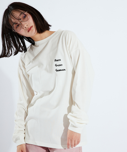 PARIS SAINT-GERMAIN(パリサンジェルマン)の「【Paris Saint-Germain / パリ・サン=ジェルマン】 JP Tsuru embroidery longsleeve(Tシャツ/カットソー・メンズ・ブラック/ホワイト・MEDIUM/LARGE/X-LARGE)」の10枚目の写真