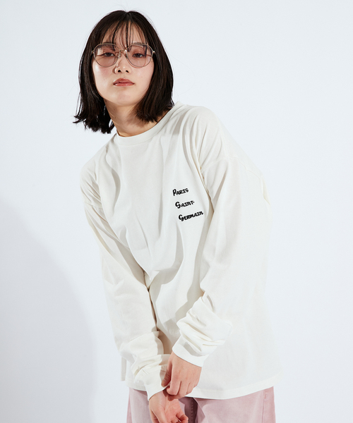 PARIS SAINT-GERMAIN(パリサンジェルマン)の「【Paris Saint-Germain / パリ・サン=ジェルマン】 JP Tsuru embroidery longsleeve(Tシャツ/カットソー・メンズ・ブラック/ホワイト・MEDIUM/LARGE/X-LARGE)」の11枚目の写真