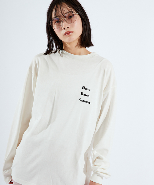 PARIS SAINT-GERMAIN(パリサンジェルマン)の「【Paris Saint-Germain / パリ・サン=ジェルマン】 JP Tsuru embroidery longsleeve(Tシャツ/カットソー・メンズ・ブラック/ホワイト・MEDIUM/LARGE/X-LARGE)」の12枚目の写真
