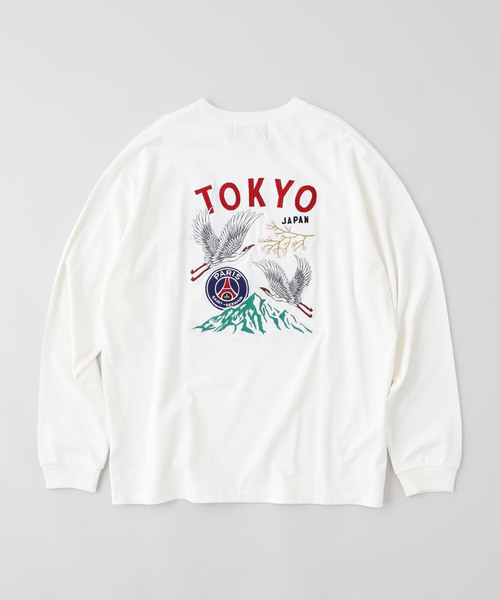 PARIS SAINT-GERMAIN(パリサンジェルマン)の「【Paris Saint-Germain / パリ・サン=ジェルマン】 JP Tsuru embroidery longsleeve(Tシャツ/カットソー・メンズ・ブラック/ホワイト・MEDIUM/LARGE/X-LARGE)」の13枚目の写真