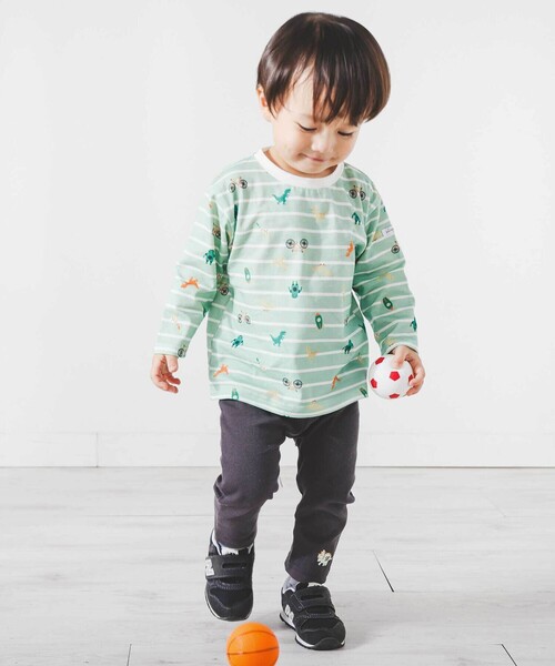 SLAP SLIP（スラップスリップ）の「【スララク/防汚加工】前後フリーで時短！パパパッと穿ける前向きパンツ(80~120cm)（その他パンツ・キッズ・ブルー/グレー系その他/ホワイト系その他/ブラック系その他/ブルー系その他2/ピンク/ブラック/ホワイト・90cm/110cm/100cm/120cm/80ｃｍ）」の21枚目の写真