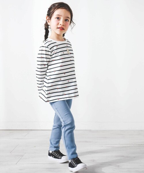 SLAP SLIP（スラップスリップ）の「【スララク/防汚加工】前後フリーで時短！パパパッと穿ける前向きパンツ(80~120cm)（その他パンツ・キッズ・ブルー/グレー系その他/ホワイト系その他/ブラック系その他/ブルー系その他2/ピンク/ブラック/ホワイト・90cm/110cm/100cm/120cm/80ｃｍ）」の19枚目の写真