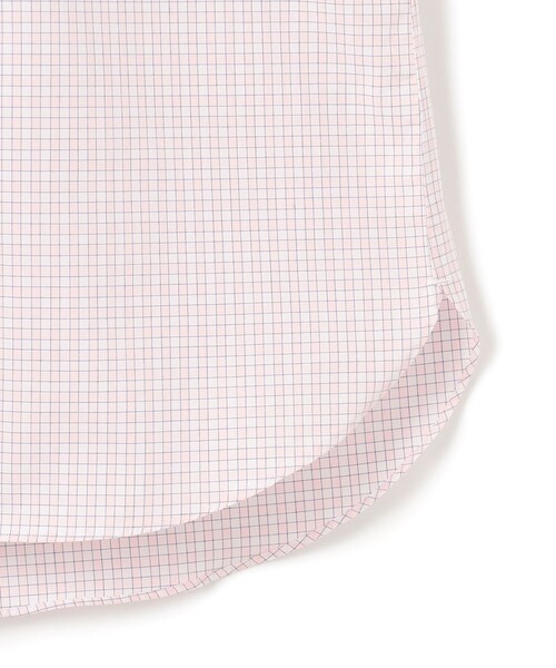 J.PRESS（ジェイプレス）の「【PREMIUM PLEATS / 形態安定】スーピマコットンファンシーチェック ドレスシャツ / B.D.（シャツ/ブラウス・メンズ・サックスブルー系3/ピンク系3・首回り37cm-裄丈82cm/首回り43cm-裄丈86cm/首回り42cm-裄丈86cm/首回り41cm-裄丈85cm/首回り39cm-裄丈84cm/首回り38cm-裄丈84cm/首回り40cm-裄丈85cm）」の10枚目の写真