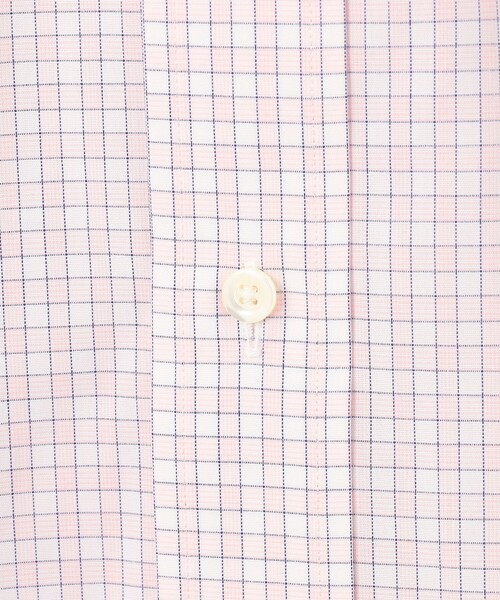 J.PRESS（ジェイプレス）の「【PREMIUM PLEATS / 形態安定】スーピマコットンファンシーチェック ドレスシャツ / B.D.（シャツ/ブラウス・メンズ・サックスブルー系3/ピンク系3・首回り37cm-裄丈82cm/首回り43cm-裄丈86cm/首回り42cm-裄丈86cm/首回り41cm-裄丈85cm/首回り39cm-裄丈84cm/首回り38cm-裄丈84cm/首回り40cm-裄丈85cm）」の12枚目の写真