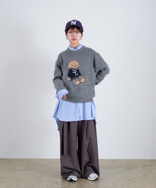 tombonia(トムボニア)の「Muck Jacquard Knit / ムクジャガードニット(ニット/セーター・メンズ・ネイビー/グレー・MEDIUM/LARGE)」の20枚目の写真