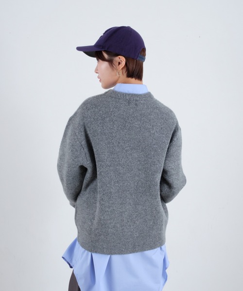 tombonia(トムボニア)の「Muck Jacquard Knit / ムクジャガードニット(ニット/セーター・メンズ・ネイビー/グレー・MEDIUM/LARGE)」の13枚目の写真
