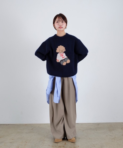 tombonia(トムボニア)の「Muck Jacquard Knit / ムクジャガードニット(ニット/セーター・メンズ・ネイビー/グレー・MEDIUM/LARGE)」の14枚目の写真