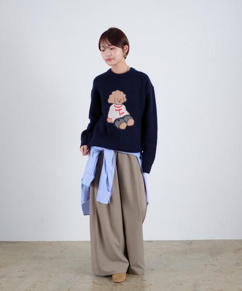 tombonia(トムボニア)の「Muck Jacquard Knit / ムクジャガードニット(ニット/セーター・メンズ・ネイビー/グレー・MEDIUM/LARGE)」の16枚目の写真