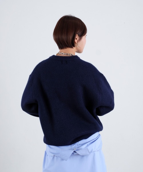 tombonia(トムボニア)の「Muck Jacquard Knit / ムクジャガードニット(ニット/セーター・メンズ・ネイビー/グレー・MEDIUM/LARGE)」の8枚目の写真