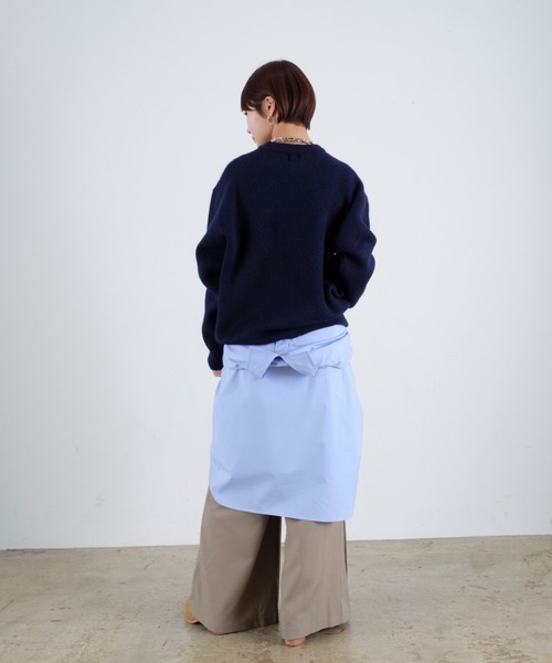 tombonia(トムボニア)の「Muck Jacquard Knit / ムクジャガードニット(ニット/セーター・メンズ・ネイビー/グレー・MEDIUM/LARGE)」の17枚目の写真