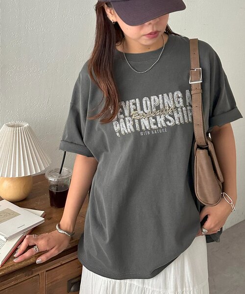 [WEB限定] Pigment Assorted Logo T-shirt