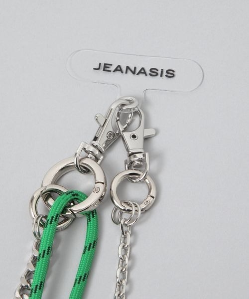 JEANASIS(ジーナシス)の「ropeチェーンスマホショルダー/284151(スマホグッズ・レディース・ホワイト/ブラック/レッド/グリーン・FREE)」の11枚目の写真