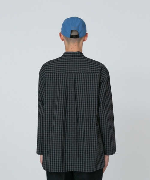 Snow Peak - CHECK MATE Lサイズ snow peak Niigata Made check Shirt Grey 24SP-I（スノーピーク