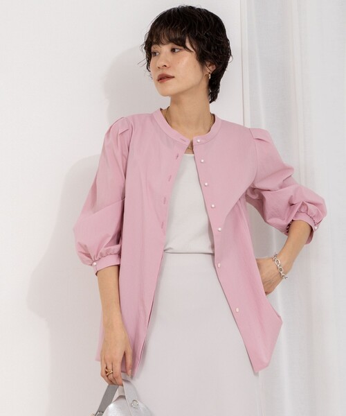 NOLLEY’S（ノーリーズ）の「《手洗い可能》サテン×ベア天2WAYタンクトップ（タンクトップ・レディース・ホワイト/ライトグレー/ブラック・40/38/42/36）」の7枚目の写真