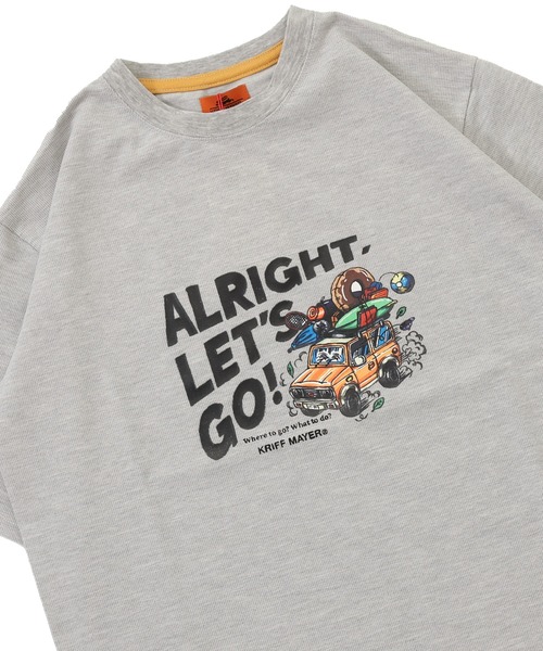 KRIFF MAYER（クリフメイヤー）の「BUG PROOFプリントT(車)（Tシャツ/カットソー・メンズ・ナチュラル/グレー/ブラック/イエロー/カラフル・MEDIUM/LARGE/X-LARGE）」の3枚目の写真