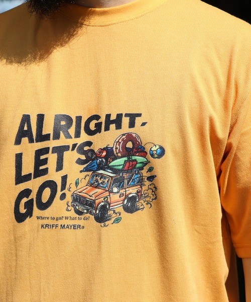 KRIFF MAYER（クリフメイヤー）の「BUG PROOFプリントT(車)（Tシャツ/カットソー・メンズ・ナチュラル/グレー/ブラック/イエロー/カラフル・MEDIUM/LARGE/X-LARGE）」の12枚目の写真