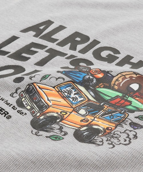 KRIFF MAYER（クリフメイヤー）の「BUG PROOFプリントT(車)（Tシャツ/カットソー・メンズ・ナチュラル/グレー/ブラック/イエロー/カラフル・MEDIUM/LARGE/X-LARGE）」の14枚目の写真