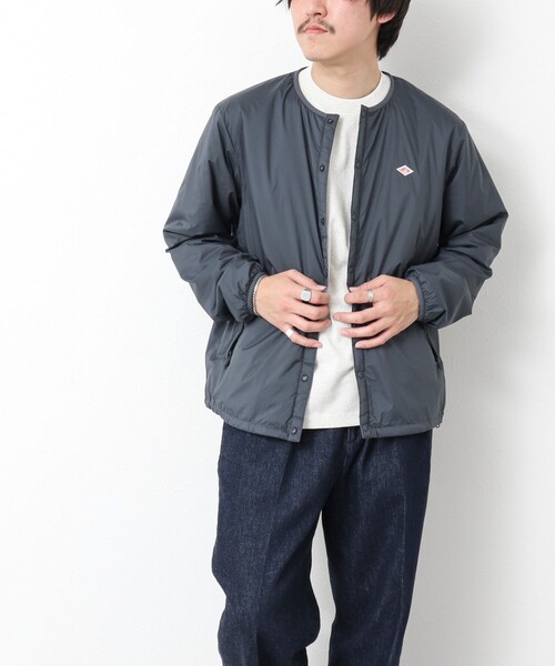 ジャケット・アウター DANTON INSULATION COLLARLESS JACKET M DANTON（ダントン）の「DANTON / INSULATION COLLARLESS JACKET