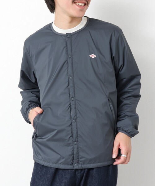 ジャケット・アウター DANTON COLLARLESS JACKET DANTON/ダントン】INSULATION COLLARLESS JACKET 25SS（5-0619-1-54