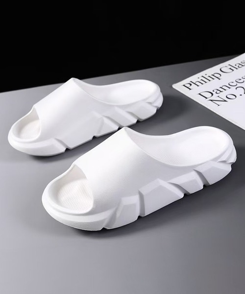 CALIFORNIA OUTFITTERS（カリフォルニア アウトフィッターズ）の「3-2A82 デザインソール サンダル 厚底 ブラック ホワイト グレー ベージュ（サンダル・メンズ・ホワイト/ブラック/ベージュ/グレー・23cm/24cm/25cm/28cm/26cm/27cm）」の6枚目の写真