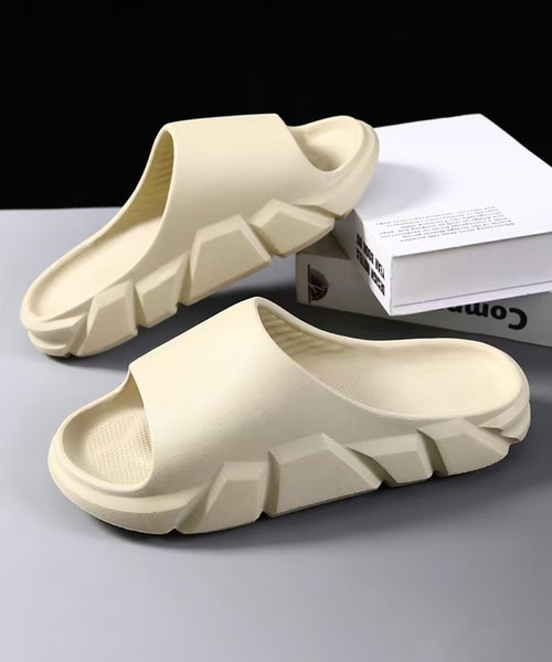 CALIFORNIA OUTFITTERS（カリフォルニア アウトフィッターズ）の「3-2A82 デザインソール サンダル 厚底 ブラック ホワイト グレー ベージュ（サンダル・メンズ・ホワイト/ブラック/ベージュ/グレー・23cm/24cm/25cm/28cm/26cm/27cm）」の13枚目の写真