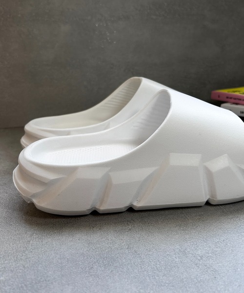 CALIFORNIA OUTFITTERS（カリフォルニア アウトフィッターズ）の「3-2A82 デザインソール サンダル 厚底 ブラック ホワイト グレー ベージュ（サンダル・メンズ・ホワイト/ブラック/ベージュ/グレー・23cm/24cm/25cm/28cm/26cm/27cm）」の21枚目の写真