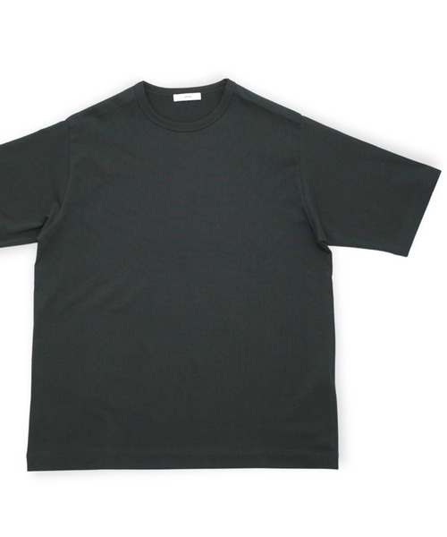 ATON(エイトン)の「【ATON】 DRY COTTON JERSEY STANDARD T-SHIRT(Tシャツ/カットソー・メンズ・グリーン/ブラック/ホワイト・6/4/2)」の8枚目の写真