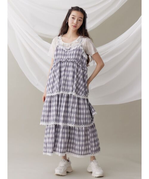 merry jenny(メリージェニー)の「リボンチュールtee(Tシャツ/カットソー・レディース・ブラック/オフホワイト・FREE)」の22枚目の写真