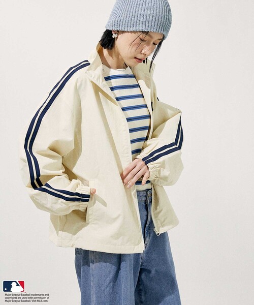 FREAK'S STORE（フリークスストア）の「MLB ナイロンブルゾン（ブルゾン・レディース・ネイビー/ブラック/オフホワイト・ﾌﾘ-）」の11枚目の写真