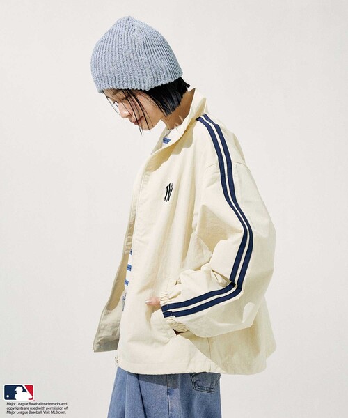 FREAK'S STORE（フリークスストア）の「MLB ナイロンブルゾン（ブルゾン・レディース・ネイビー/ブラック/オフホワイト・ﾌﾘ-）」の12枚目の写真