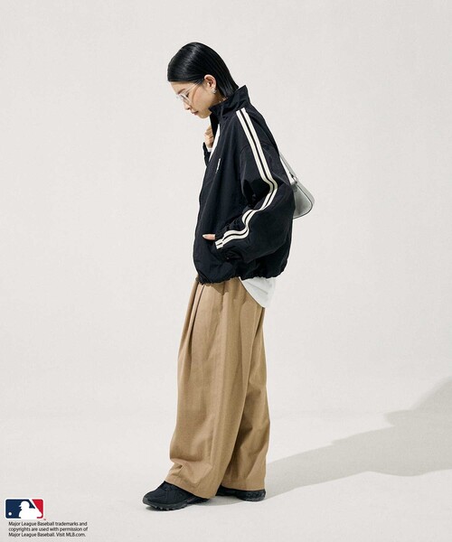 FREAK'S STORE（フリークスストア）の「MLB ナイロンブルゾン（ブルゾン・レディース・ネイビー/ブラック/オフホワイト・ﾌﾘ-）」の17枚目の写真