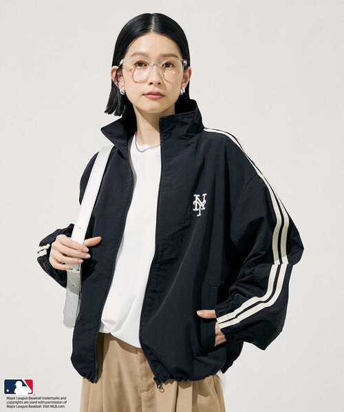 FREAK'S STORE（フリークスストア）の「MLB ナイロンブルゾン（ブルゾン・レディース・ネイビー/ブラック/オフホワイト・ﾌﾘ-）」の19枚目の写真