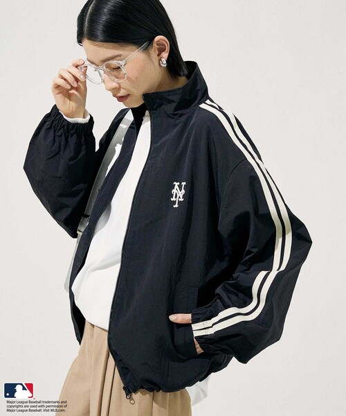 FREAK'S STORE（フリークスストア）の「MLB ナイロンブルゾン（ブルゾン・レディース・ネイビー/ブラック/オフホワイト・ﾌﾘ-）」の21枚目の写真