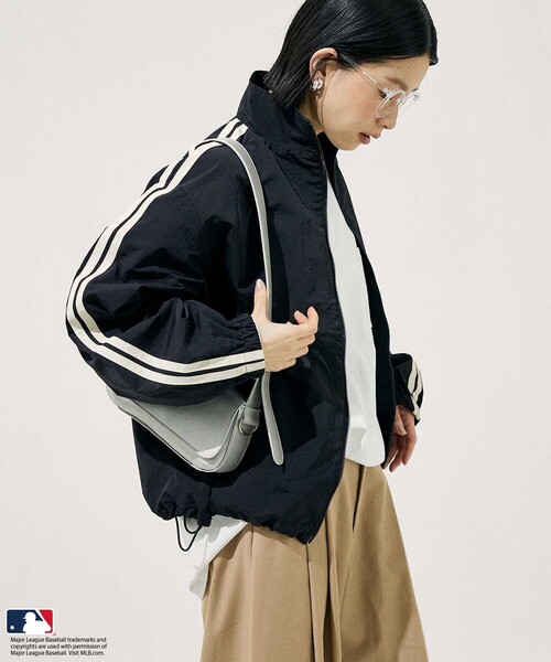 FREAK'S STORE（フリークスストア）の「MLB ナイロンブルゾン（ブルゾン・レディース・ネイビー/ブラック/オフホワイト・ﾌﾘ-）」の22枚目の写真