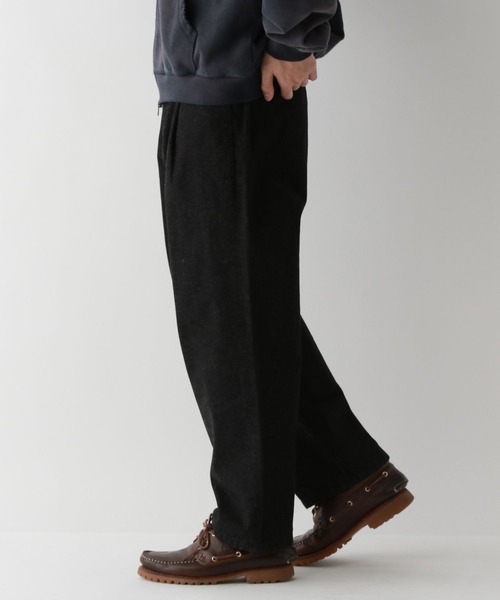 RAGEBLUE（レイジブルー）の「ワイドテーパード/タックデニムパンツ（デニムパンツ・メンズ・ネイビー/ブラック・LARGE/MEDIUM/SMALL）」の6枚目の写真