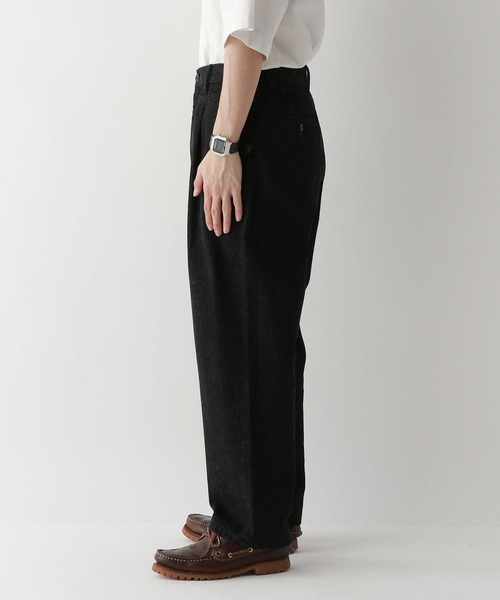 RAGEBLUE（レイジブルー）の「ワイドテーパード/タックデニムパンツ（デニムパンツ・メンズ・ネイビー/ブラック・LARGE/MEDIUM/SMALL）」の11枚目の写真