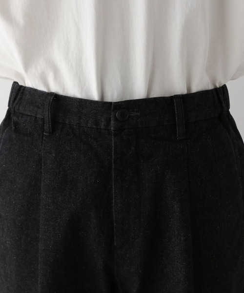 RAGEBLUE（レイジブルー）の「ワイドテーパード/タックデニムパンツ（デニムパンツ・メンズ・ネイビー/ブラック・LARGE/MEDIUM/SMALL）」の13枚目の写真