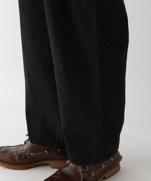 RAGEBLUE（レイジブルー）の「ワイドテーパード/タックデニムパンツ（デニムパンツ・メンズ・ネイビー/ブラック・LARGE/MEDIUM/SMALL）」の15枚目の写真