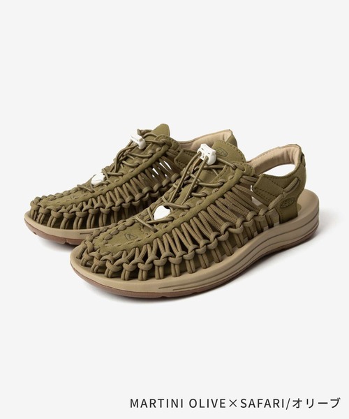 KEEN(キーン)の「キーン ユニーク オープンエアスニーカー KEEN UNEEK OPEN AIR SNEAKER(サンダル・レディース・オリーブ・25.0cm/24.5cm/24.0cm/23.5cm/23.0cm)」の2枚目の写真