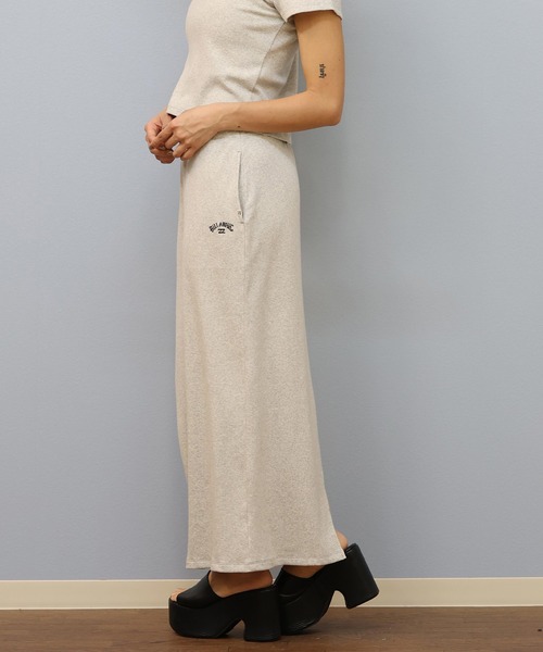 BILLABONG(ビラボン)の「BILLABONG/ビラボン リブロングスカート BF01C-602(スカート・レディース・マルチ/ライトグレー・M/L)」の5枚目の写真