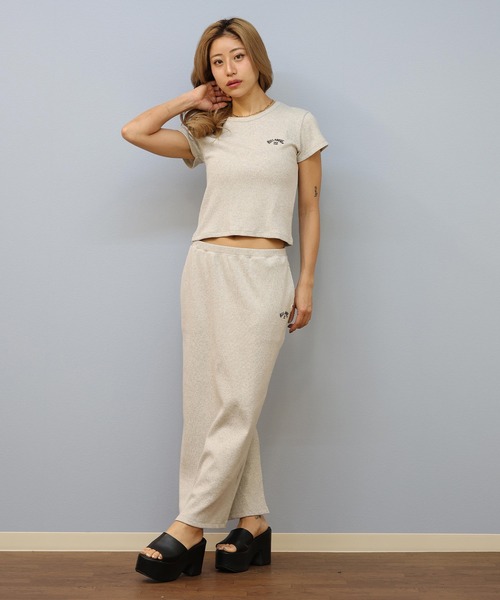 BILLABONG(ビラボン)の「BILLABONG/ビラボン リブロングスカート BF01C-602(スカート・レディース・マルチ/ライトグレー・M/L)」の7枚目の写真